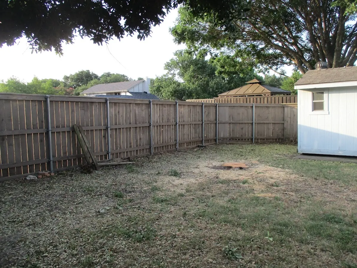 Cleared yard after professional tree removal in Putnam Valley